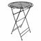 32" Antique Black Bistro Cocktail Table