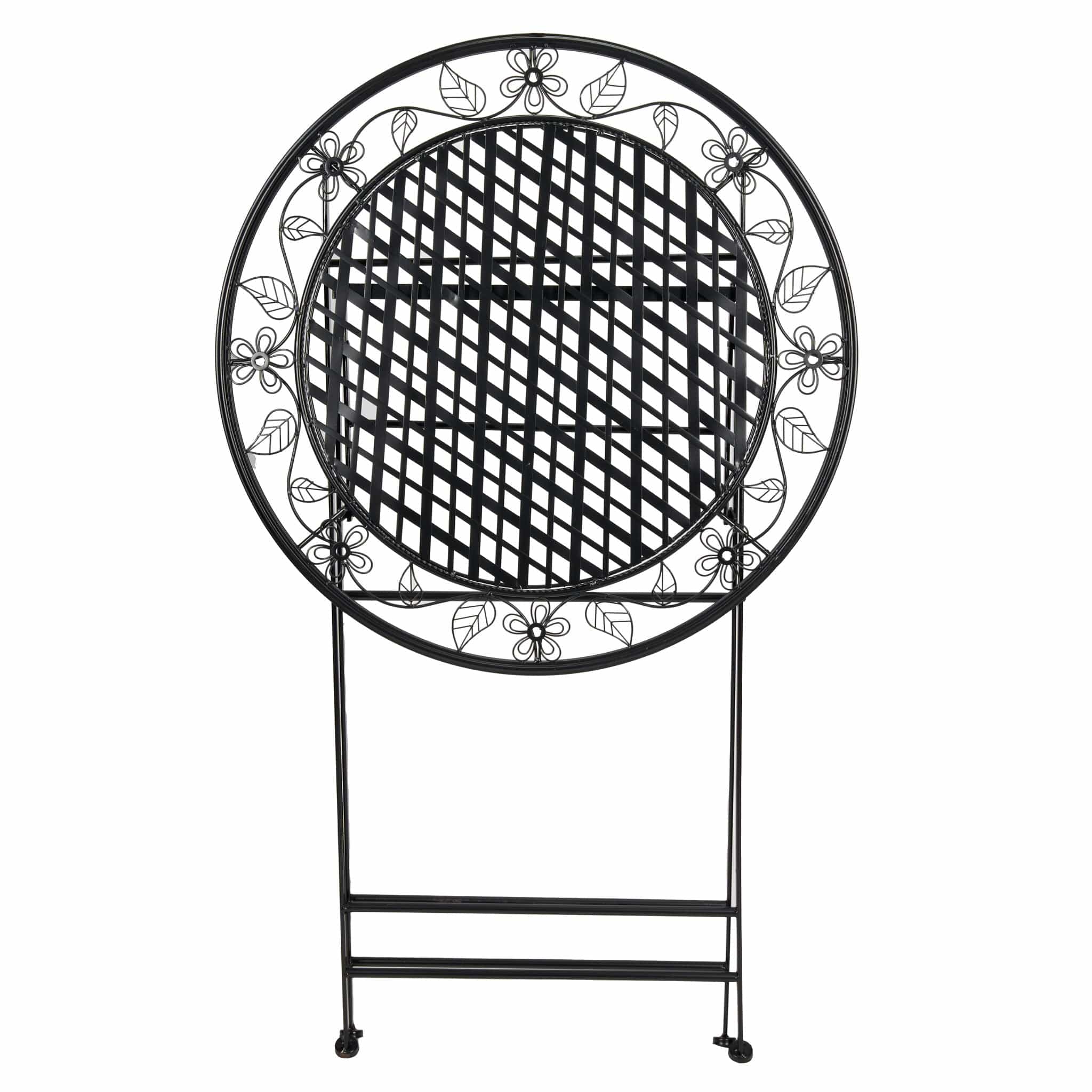 Chivari 32" Antique Black Bistro Cocktail Table TBBBMB-AX-T