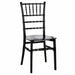 Chivari Black BasicResin™ Chiavari Chair CCPB-SG-T