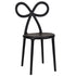 Chivari Black Resin Bow Chair with Round Seat CBORB-ZG