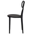 Chivari Black Resin Bow Chair with Round Seat CBORB-ZG