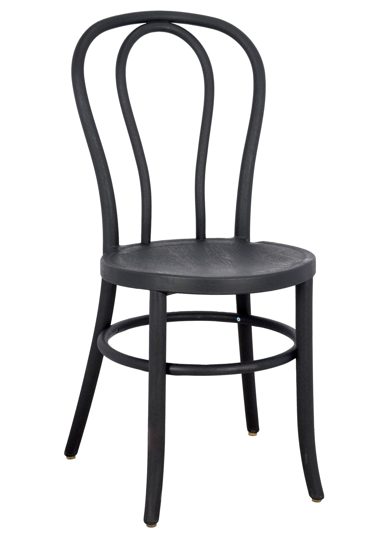 Chivari Black Licorice Resin Bentwood Festive Chair CBFRB-ZG-T