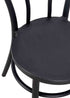 Chivari Black Licorice Resin Bentwood Festive Chair CBFRB-ZG-T