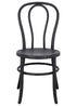 Chivari Black Licorice Resin Bentwood Festive Chair CBFRB-ZG-T