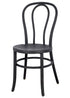 Chivari Black Licorice Resin Bentwood Festive Chair CBFRB-ZG-T