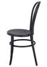 Chivari Black Licorice Resin Bentwood Festive Chair CBFRB-ZG-T