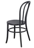 Chivari Black Licorice Resin Bentwood Festive Chair CBFRB-ZG-T