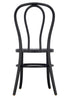 Chivari Black Licorice Resin Bentwood Festive Chair CBFRB-ZG-T