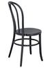 Chivari Black Licorice Resin Bentwood Festive Chair CBFRB-ZG-T