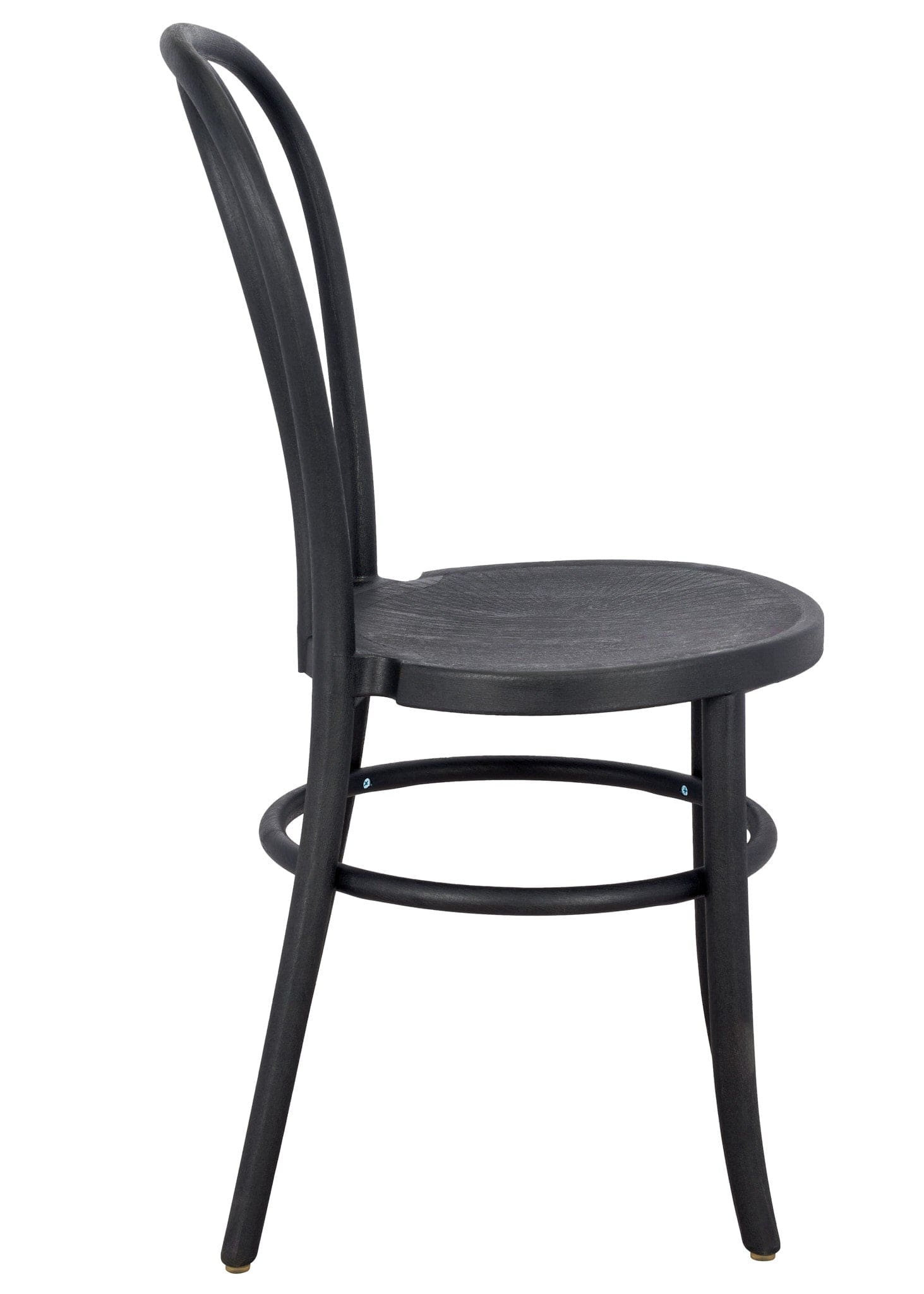Chivari Black Licorice Resin Bentwood Festive Chair CBFRB-ZG-T