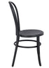 Chivari Black Licorice Resin Bentwood Festive Chair CBFRB-ZG-T