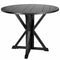 36" (3 Foot) Black Round Farm Cocktail Table Some Assembly Required
