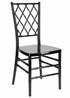 Chivari Black Diamond Back Chair - 4 Pack - Some Assembly Required CDRB-U-ZG-T-4