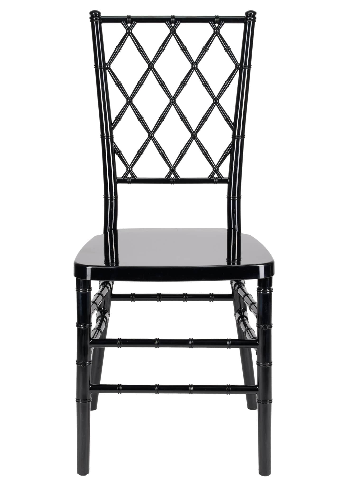 Chivari Black Diamond Back Chair - 4 Pack - Some Assembly Required CDRB-U-ZG-T-4