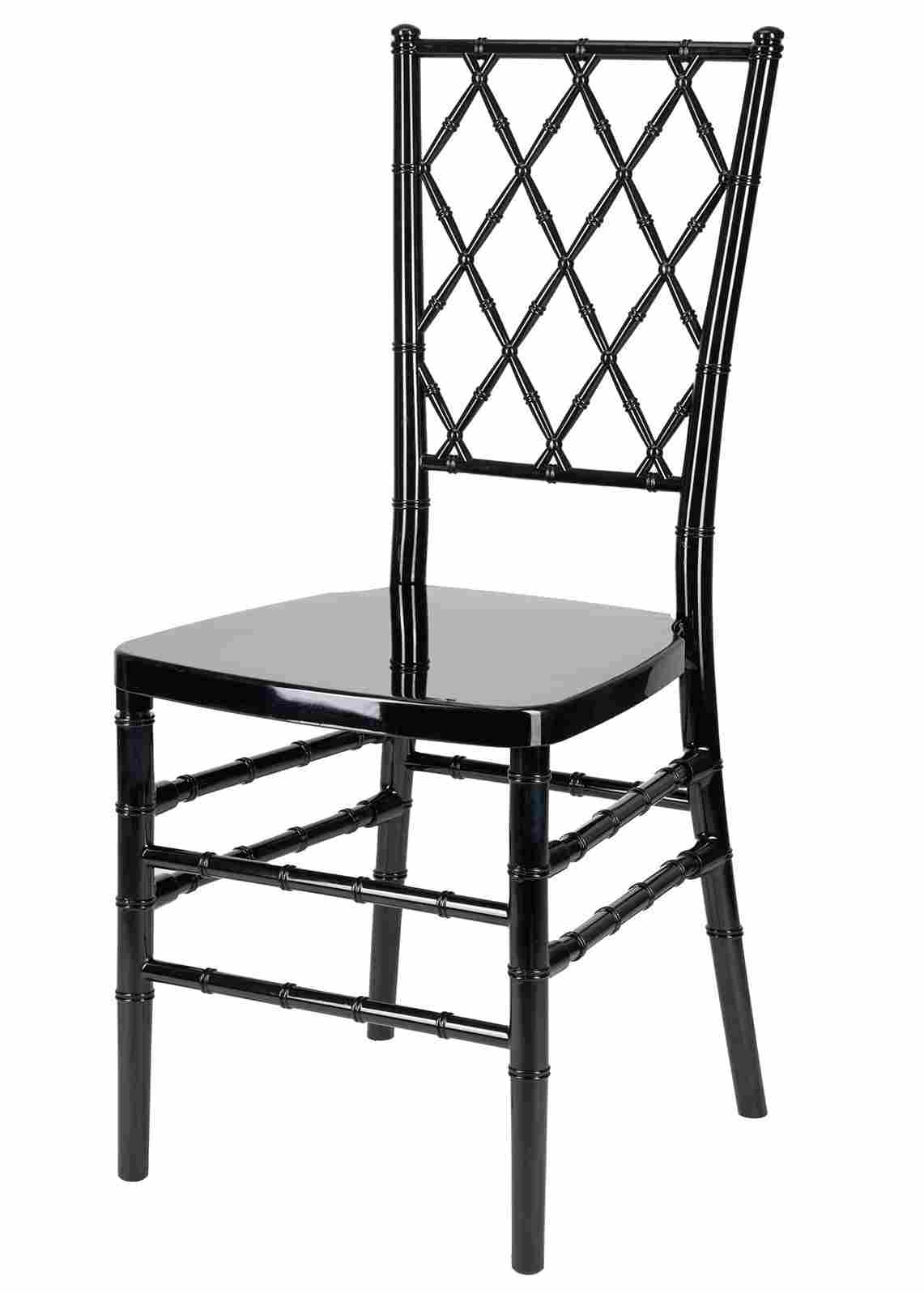 Chivari Black Diamond Back Chair - 4 Pack - Some Assembly Required CDRB-U-ZG-T-4