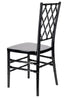 Chivari Black Diamond Back Chair - 4 Pack - Some Assembly Required CDRB-U-ZG-T-4