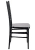 Chivari Black Diamond Back Chair - 4 Pack - Some Assembly Required CDRB-U-ZG-T-4