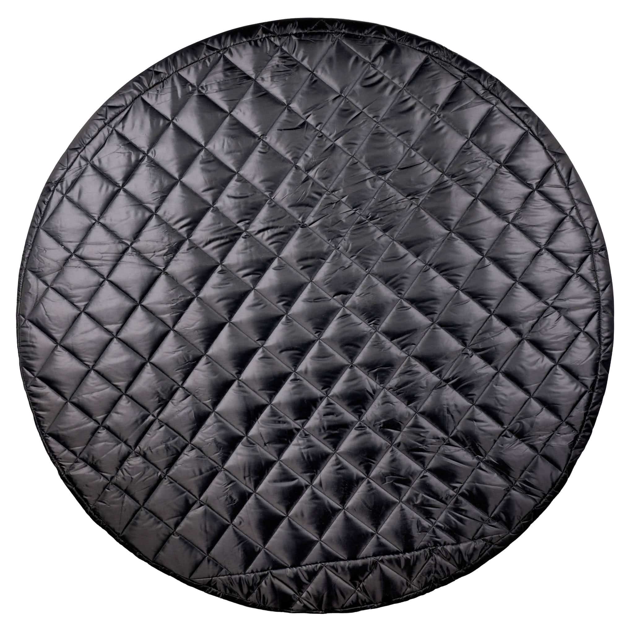 Chivari Black 60" (5 Foot) Round Farm Table Protective Cover P-CVR-FRM-60RD-AX-T