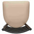 Chivari Ladder Back Restaurant Chair with Black Metal Frame and Light Gray Vinyl Seat CLMBVLGY-ZF-KT