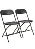 Chivari 80 Pack Black Large Poly Folding Clip to connect Poly Chairs PARTS-FOLD-POLY-CLIP-BL80L