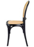Chivari Black Bent Cane Resin Chair CBCBN-ZG-T