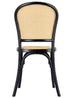 Chivari Black Bent Cane Resin Chair CBCBN-ZG-T