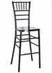 Chivari Black Resin Steel Skeleton™ Chiavari Barstool BCRB-ST-AX-T