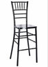 Black Resin Steel Skeleton™ Chiavari Barstool - 2 Pack - Some Assembly Required
