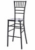 Chivari Black Resin Steel Skeleton™ Chiavari Barstool BCRB-ST-AX-T