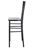 Chivari Black Resin Steel Skeleton™ Chiavari Barstool BCRB-ST-AX-T