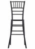 Chivari Black Resin Steel Skeleton™ Chiavari Barstool - 2 Pack - Some Assembly Required BCRB-KD-ST-AX-2