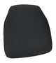 Chivari Black 1.75" Thick Fabric Panel Back Chiavari Chair Cushion and SlipNot™ Technology CUSHPANFAB-BLK-A