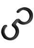 Chivari 80 Pack Black Small Poly Folding Clip to connect Poly Chairs PARTS-FOLD-POLY-CLIP-BL80S
