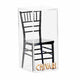Chivari Black Mini Chiavari Chair 1:6 Scale Model CCRB-TY-AX
