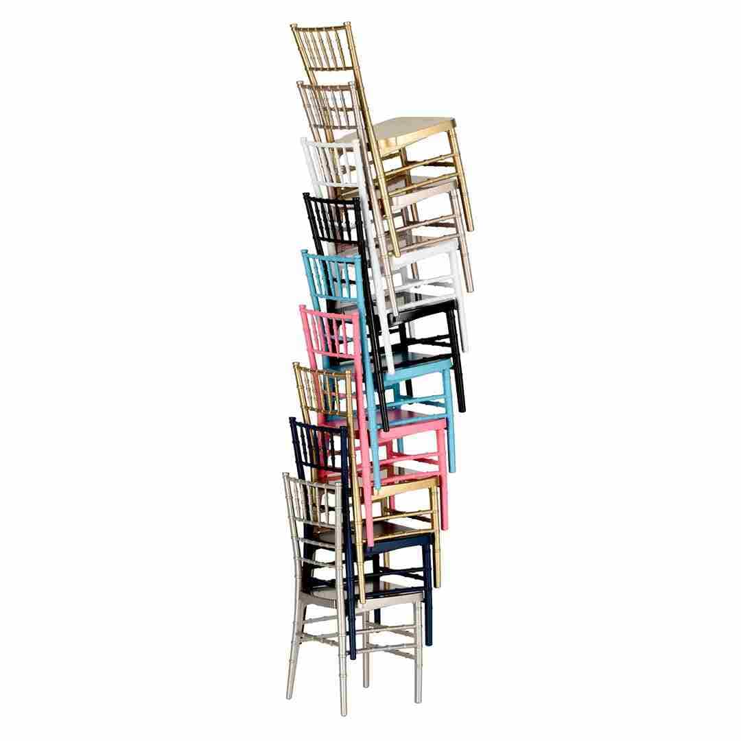 Chivari Black Mini Chiavari Chair 1:6 Scale Model CCRB-TY-AX