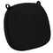 Chivari Black 2.0" Thick Willow Wood Velcro Strap Cushion CUSHWWSTRAPBLK-T