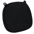 Chivari Black 2.0" Thick Willow Wood Velcro Strap Cushion CUSHWWSTRAPBLK-T