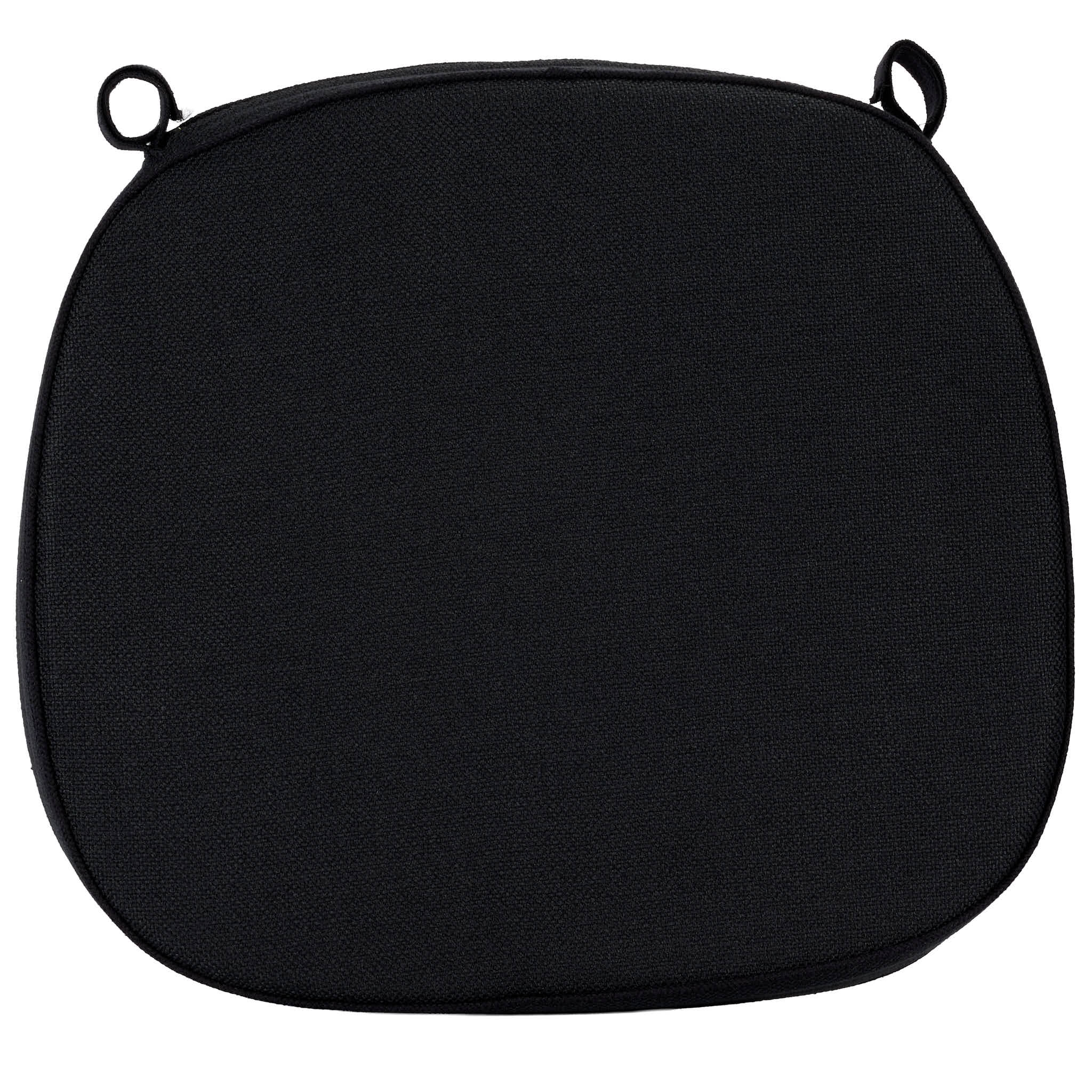 Chivari Black 2.0" Thick Willow Wood Velcro Strap Cushion CUSHWWSTRAPBLK-T