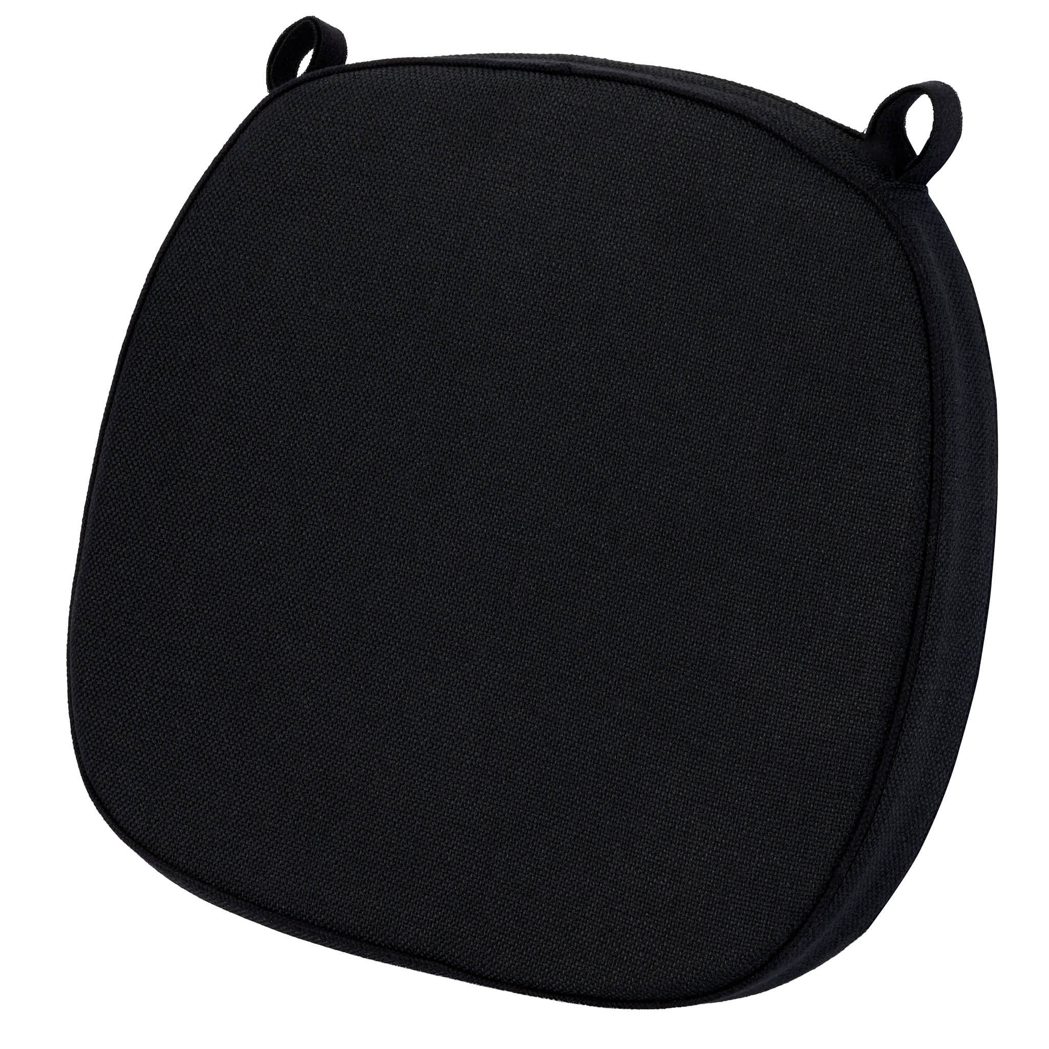 Chivari Black 2.0" Thick Willow Wood Velcro Strap Cushion CUSHWWSTRAPBLK-T