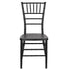 Chivari Black Woodgrain™ Resin Steel Skeleton Chiavari Chair CCRBB-STEEL-AX-T