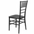 Chivari Black Woodgrain™ Resin Steel Skeleton Chiavari Chair CCRBB-STEEL-AX-T