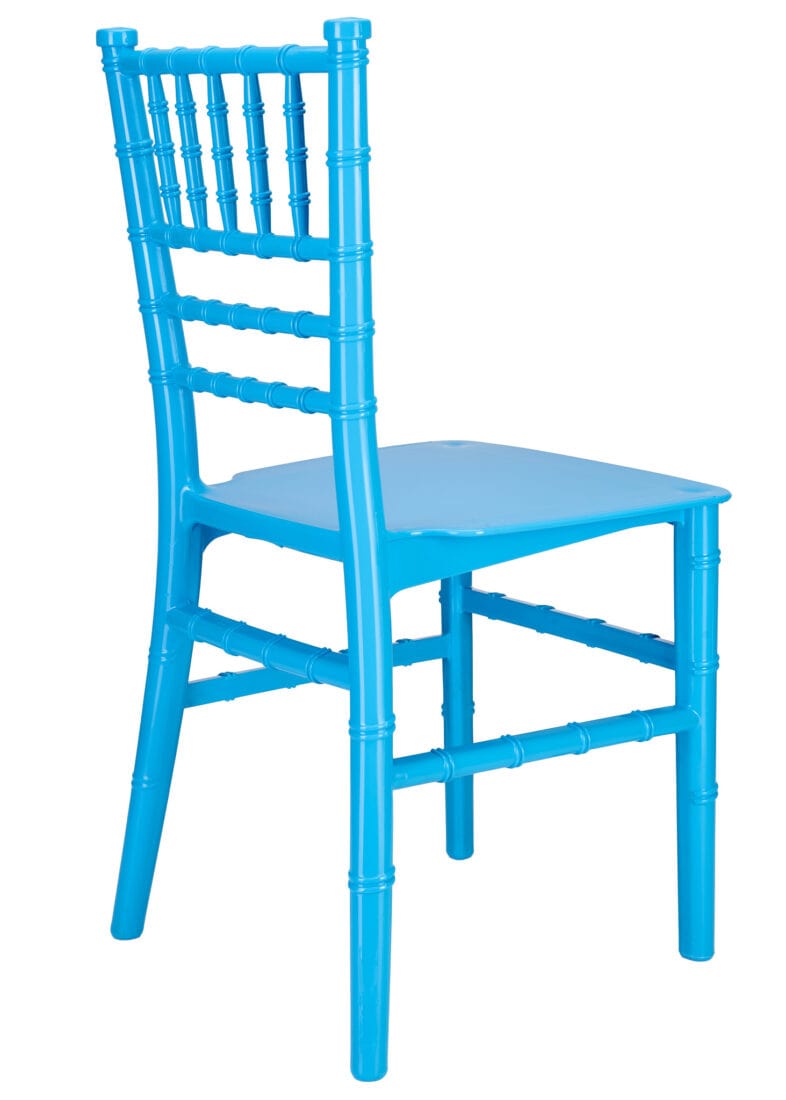 Chivari Kids Blue BasicResin™ Chiavari Chair CCPBLU-KID-SG-T