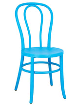 Sky Blue Resin Bentwood Festive Chair