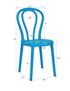 Chivari Kids Sky Blue Resin Bentwood Festive Chair CBFRBLU-KID-ZG-T