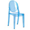 Chivari Blue Resin Kids Victoria Ghost Chair CGVRBL-KID-ZG-T