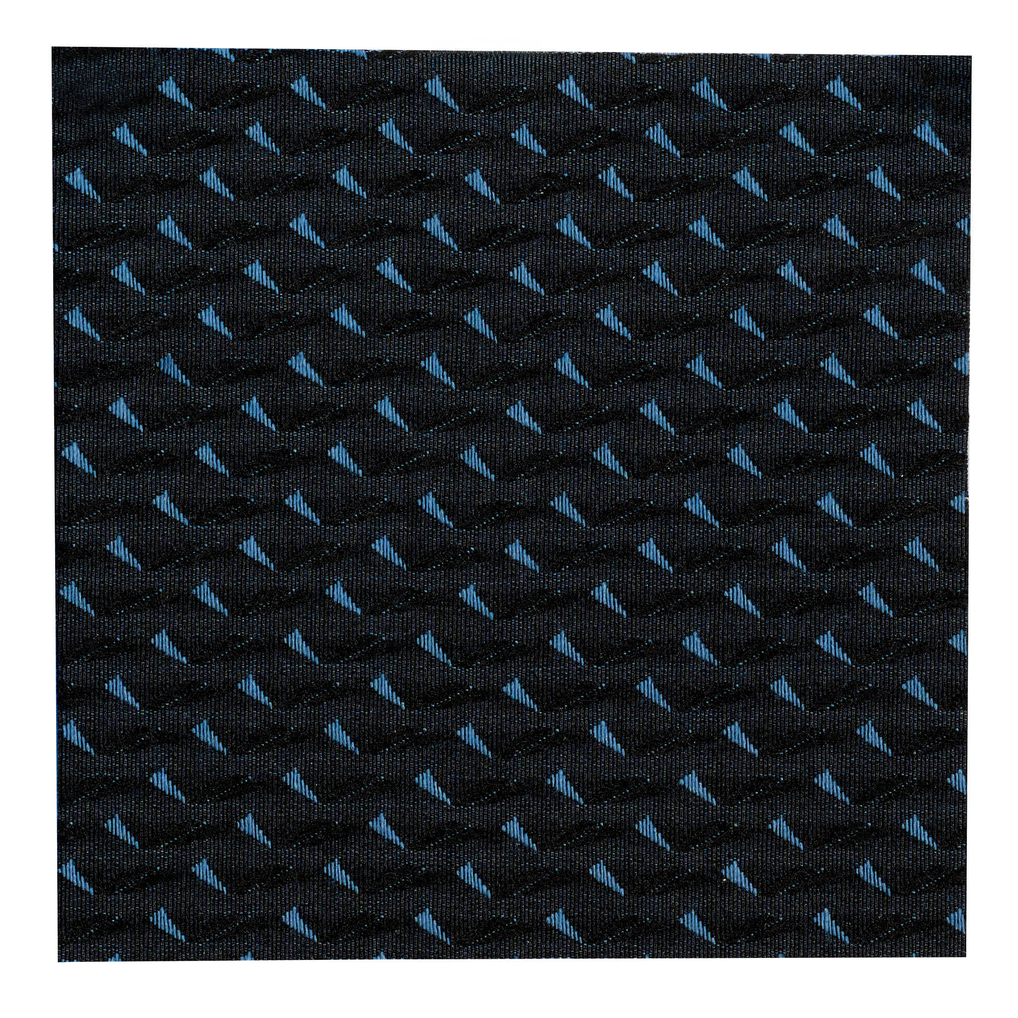 Chivari Navy Blue Patterned Fabric Color Swatch Sample for Banquet and Church Chairs SW-F-NBPAT-ZF