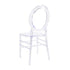 Chivari Clear Resin ProClear™ Oval Ring Chair CORRC-ZG-T