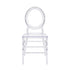 Chivari Clear Resin ProClear™ Oval Ring Chair CORRC-ZG-T