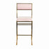 Chivari Melissa Barstool in Gold Stainless Steel Frame with Blush Cushion Seat and Back BMMG-BLSH-KIT-AX