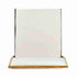 Chivari Melissa Barstool in Gold Stainless Steel Frame with White Cushion Seat and Back BMMG-WHI-KIT-AX